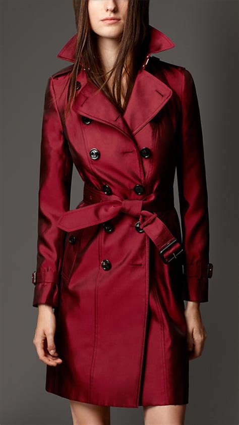 burberry silk blend trench coat|burberry trench coat removable lining.